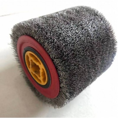 100mm/120mm Makita Woodworking Abrasive Wheel Brush Nylon Bristle Roller Ciruclar Brush For Wood