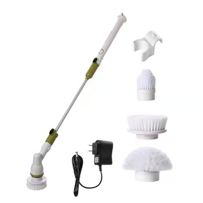 Hot Selling Cordless Electric Cleaning Brush Fixed Brush Head Rechargeable Household Rotary Cleaning Tool